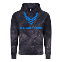 Cloud Black us force usaf distressed Vintage Hoodie - linhVisuals