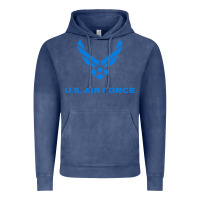 Vintage Denim us force usaf distressed Vintage Hoodie - linhVisuals