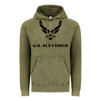 Vintage Olive us air force usaf distressed Vintage Hoodie - linhVisuals