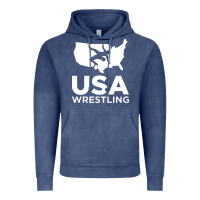 Vintage Denim usa fight Vintage Hoodie - linhVisuals