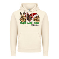 Vintage Artic Peace Love Rock Christmas Vintage Hoodie - CowhideDigitalArt