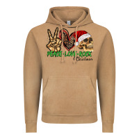 Vintage Camel Peace Love Rock Christmas Vintage Hoodie - CowhideDigitalArt