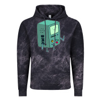 Cloud Black Bmo Adventure Time Vintage Hoodie - linhVisuals