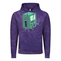 Cloud Purple Bmo Adventure Time Vintage Hoodie - linhVisuals