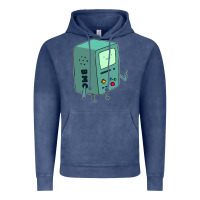 Vintage Denim Bmo Adventure Time Vintage Hoodie - linhVisuals