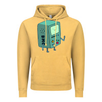 Vintage Mustard Bmo Adventure Time Vintage Hoodie - linhVisuals