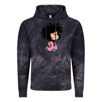 Cloud Black MAFALDA Vintage Hoodie - linhVisuals