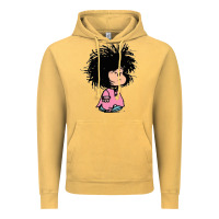 Vintage Mustard MAFALDA Vintage Hoodie - linhVisuals