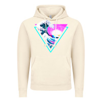 Vintage Artic vaporwave aesthetic Vintage Hoodie - linhVisuals