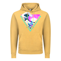 Vintage Mustard vaporwave aesthetic Vintage Hoodie - linhVisuals