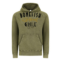 Vintage Olive bonefish grill Vintage Hoodie - linhVisuals