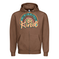 Chestnut be kind Zipper Hoodie - JahusDesignShop