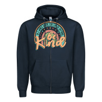 Navy be kind Zipper Hoodie - JahusDesignShop