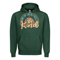 Sports Green be kind Zipper Hoodie - JahusDesignShop