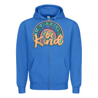 True Royal be kind Zipper Hoodie - JahusDesignShop