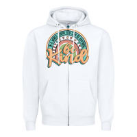 White be kind Zipper Hoodie - JahusDesignShop