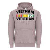 Vietnam Veteran Flag Vintage Hoodie | Teevron
