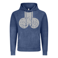 Vintage Denim dick head ball sack Vintage Hoodie - linhVisuals
