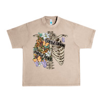 French Oak inhale peace exhale chaos chest Urban Heavy Tee - FaDigitalArtStudio