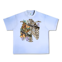 Grape Ice inhale peace exhale chaos chest Urban Heavy Tee - FaDigitalArtStudio