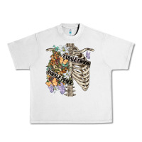 Lunar Rock inhale peace exhale chaos chest Urban Heavy Tee - FaDigitalArtStudio