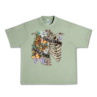 Oil Green inhale peace exhale chaos chest Urban Heavy Tee - FaDigitalArtStudio