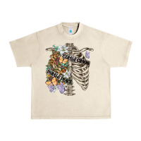 Sandshell inhale peace exhale chaos chest Urban Heavy Tee - FaDigitalArtStudio