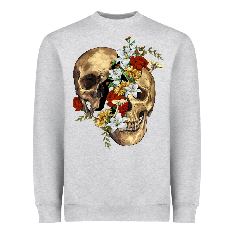 Nature Skull Heavyweight Sweatshirt by RanaPortraitStore | Teevron