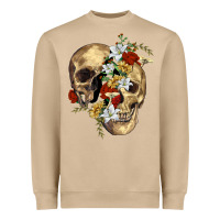 Mushroom nature skull Heavyweight Sweatshirt - RanaPortraitStore