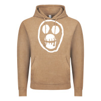 Vintage Coffee the mighty boosh monkey skull Vintage Hoodie - linhVisuals