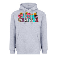 Heather Grey happy crafter Heavyweight Hoodie - RanaPortraitStore