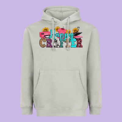 Happy Crafter Heavyweight Hoodie Designed By Ranaportraitstore