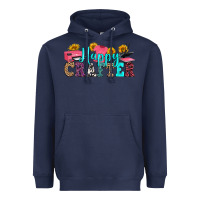 Navy happy crafter Heavyweight Hoodie - RanaPortraitStore