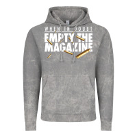 Cloud Rock when in doubt empty the magazine Vintage Hoodie - linhVisuals