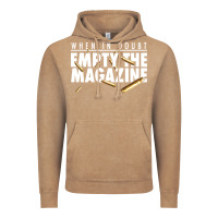 Vintage Coffee when in doubt empty the magazine Vintage Hoodie - linhVisuals
