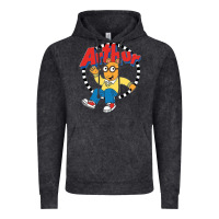 Vintage Black Funko Up Arthur Vintage Hoodie - linhVisuals