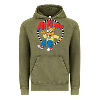 Vintage Olive Funko Up Arthur Vintage Hoodie - linhVisuals