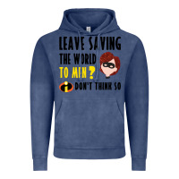 Vintage Denim the incredibles glitter Vintage Hoodie - linhVisuals