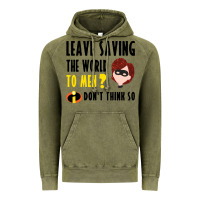 Vintage Olive the incredibles glitter Vintage Hoodie - linhVisuals