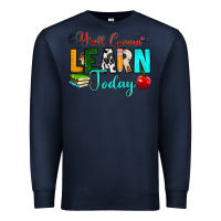 Navy y'all gonna learn today Premium Sweatshirt - RanaPortraitStore