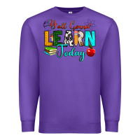 Purple y'all gonna learn today Premium Sweatshirt - RanaPortraitStore