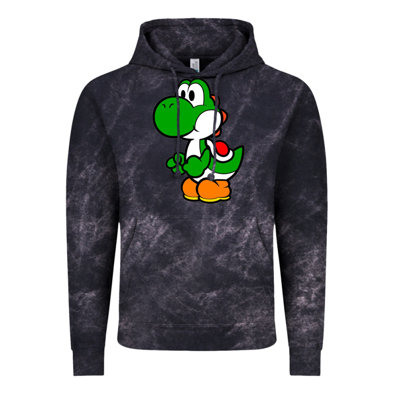 Yoshi Green Vintage Hoodie by linhVisuals | Teevron