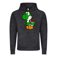 Vintage Black Yoshi Green Vintage Hoodie - linhVisuals