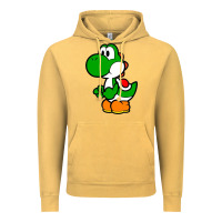 Vintage Mustard Yoshi Green Vintage Hoodie - linhVisuals