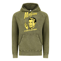 Vintage Olive the marijuana weed Vintage Hoodie - linhVisuals