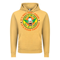 Vintage Mustard krusty the clown Vintage Hoodie - linhVisuals