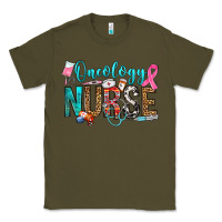 Army Green oncology nurse Classic Tee - OliviaCreatesArt