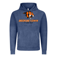 Vintage Denim georgetown college tiger Vintage Hoodie - linhVisuals