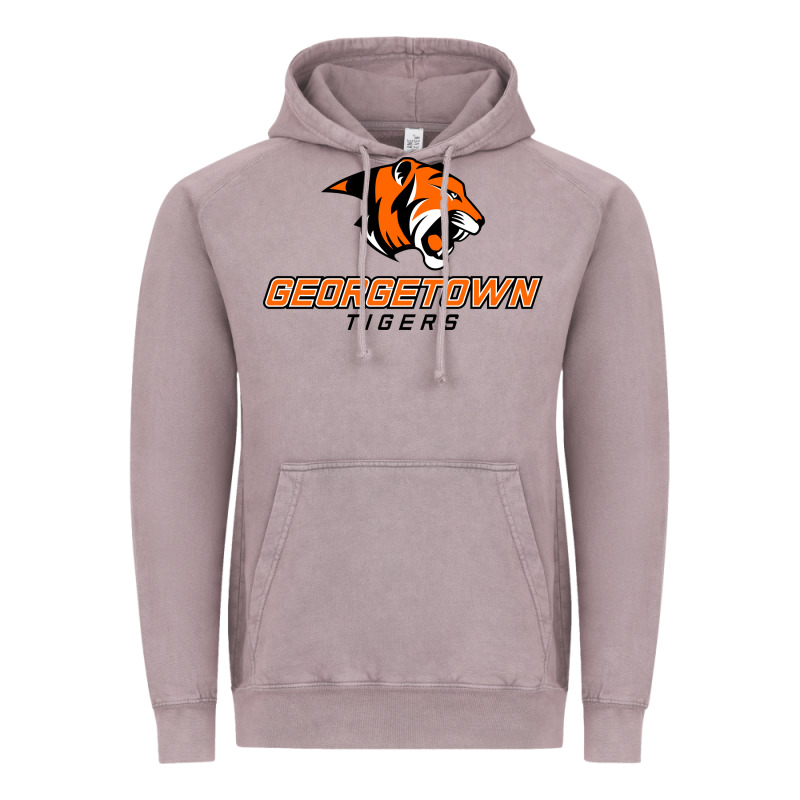 Georgetown College Tiger Vintage Hoodie by linhVisuals | Teevron