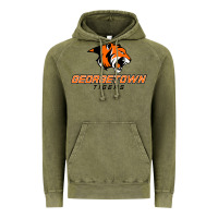 Vintage Olive georgetown college tiger Vintage Hoodie - linhVisuals